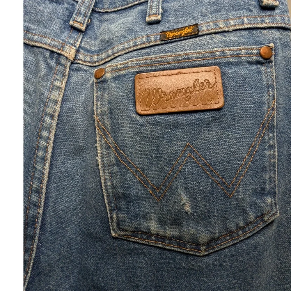 VTG Y2K Wrangler Jeans Blue Cowboy Cut Slim Fit 936PWD - 29x32